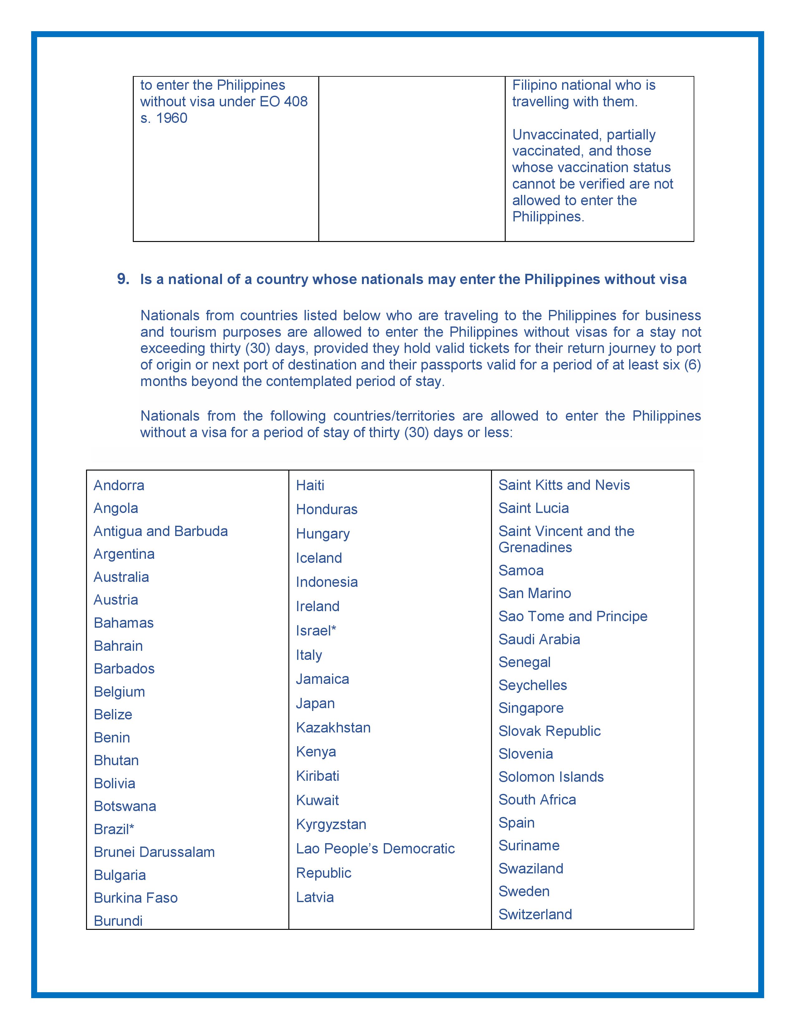 Travel Advisory 12 May 2022 5